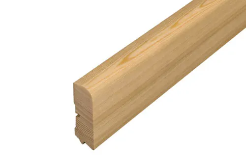 Sockell. sib. L&auml;rche massiv roh  (HCW)