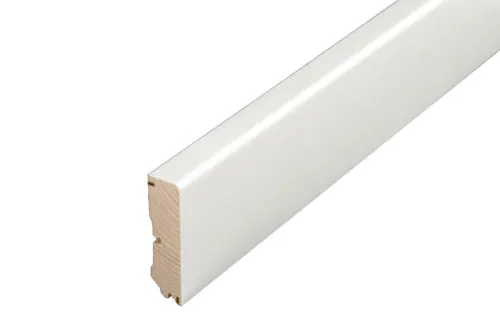 Sockell. Modern-40 wei&szlig;   2,40 m lang