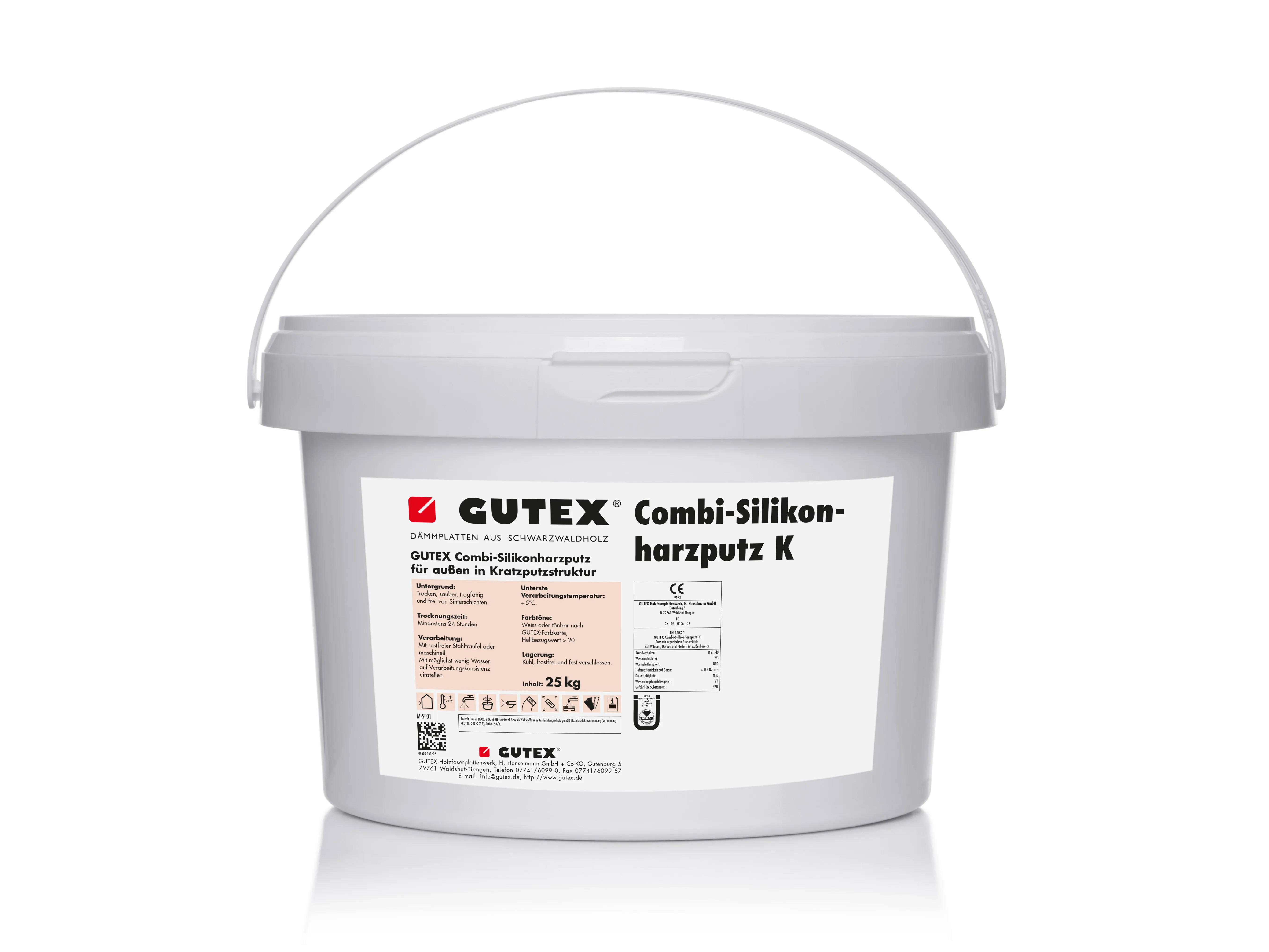 Gutex Combi-Silikonharzputz, wei&szlig;