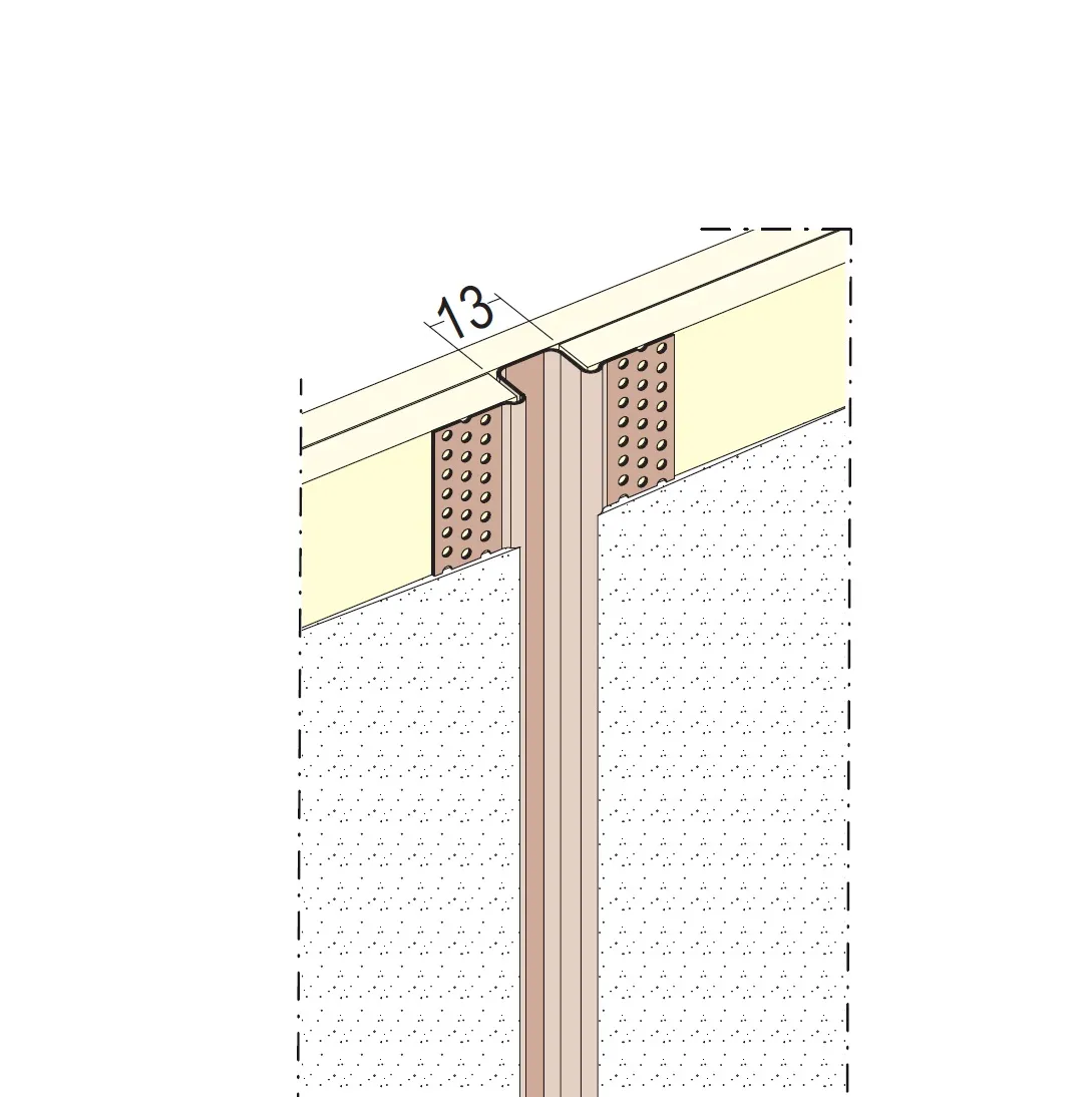 Schattenfugenprofil aus PVC