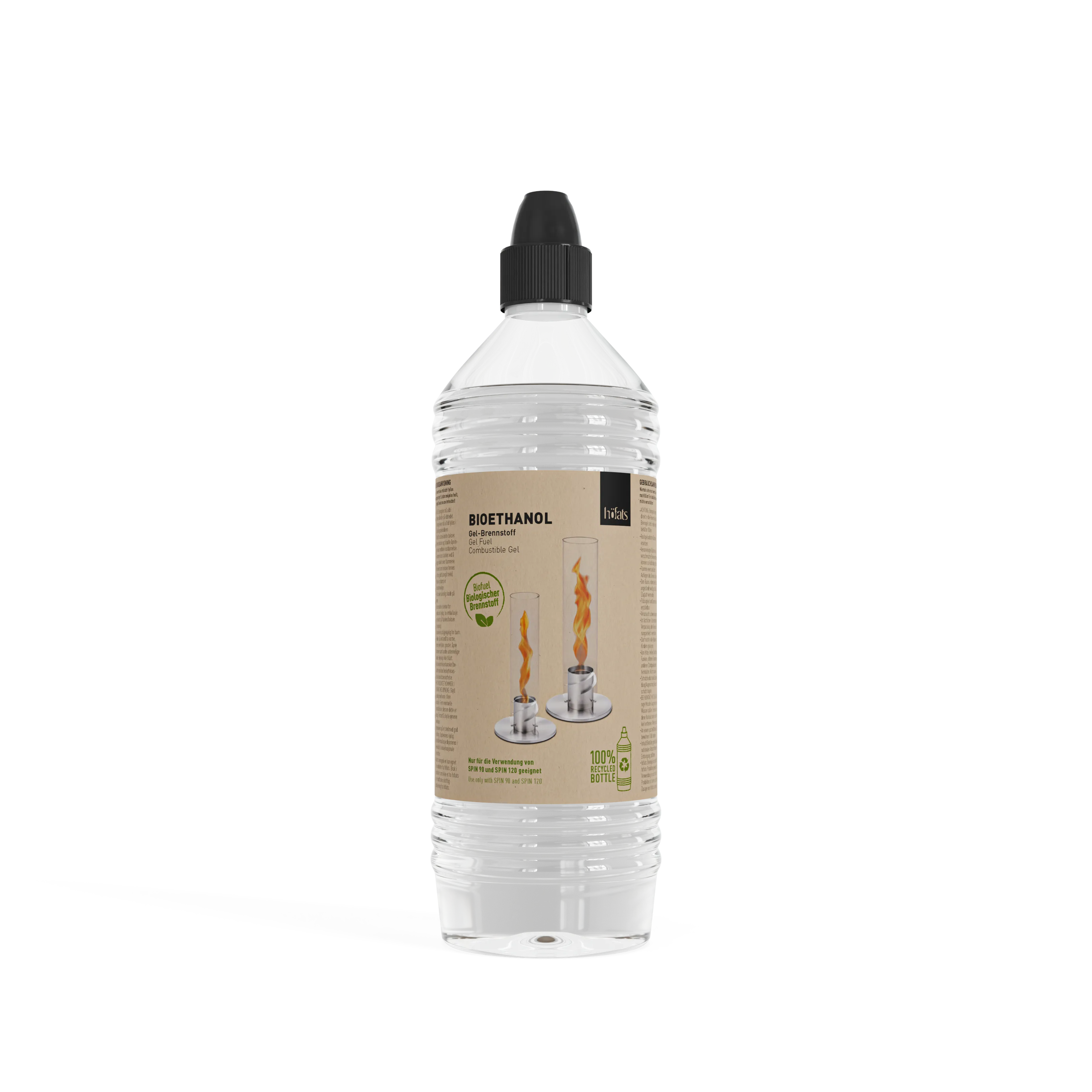 SPIN Bioethanol-Flasche 1l  Gel