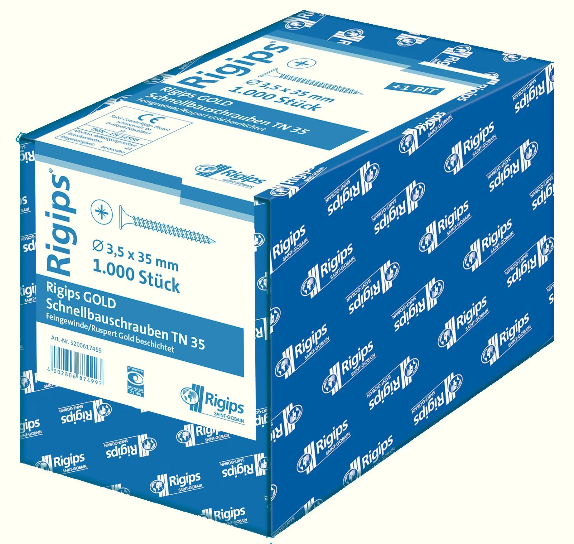 Rigips Gold Schnellbauschrauben 3,5x35mm